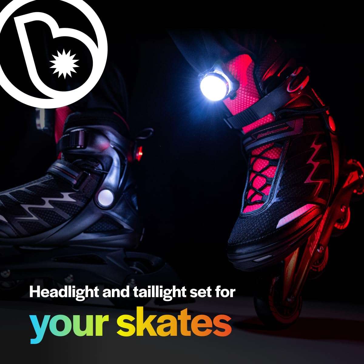 Brightz SkateBrightz Roller Skate Lights Roller Blade Light Up Roller Skate Wheels Roller Skates Light Up Wheels Roller Skate Accessories Gifts for Skaters Gifts for Girls Skates Boys Skates 3