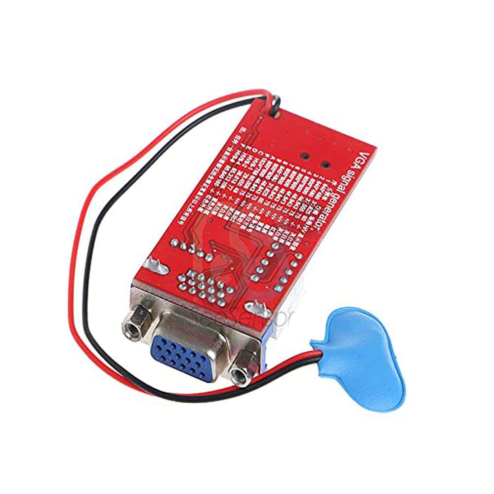 Acxico 1Pcs VGA Signal Generator LCD Display Tester Repair Tool 7V-12V Power Input 5