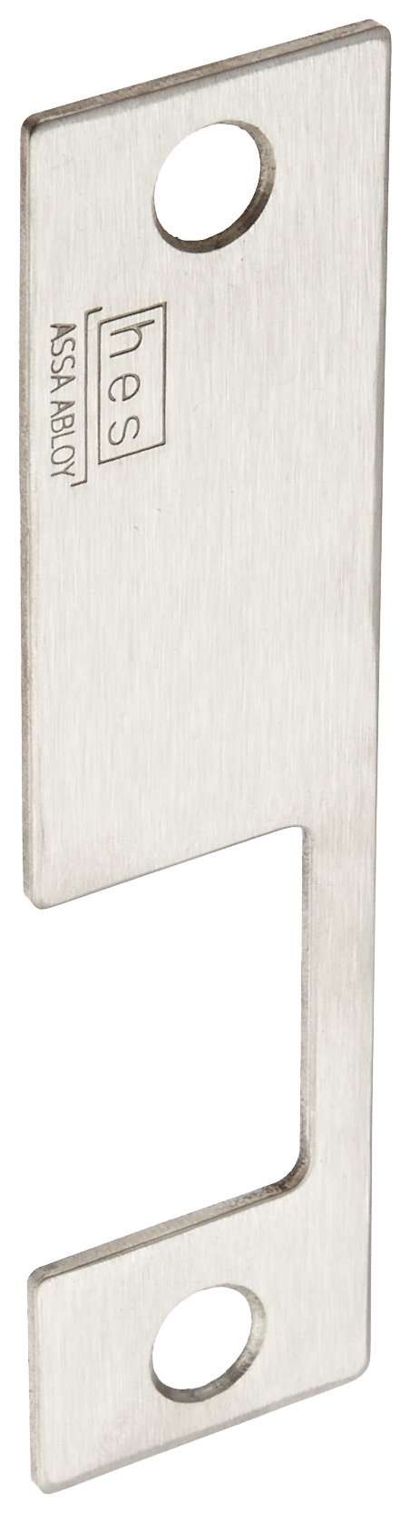 HES Stainless Steel K Faceplate for 1006 Series Electric Strikes for Mortise Lockset with Deadlatch Above The Latchbolt, Satin Stainless Steel Finish