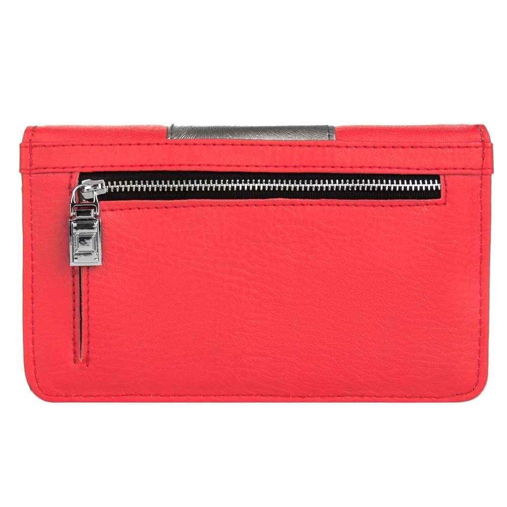 Durable Leather Cell Phone Wallet Case | Credit Debit Card Holder | ID Holder | Back Pocket | Shoulder Wallet Bag for Women 3