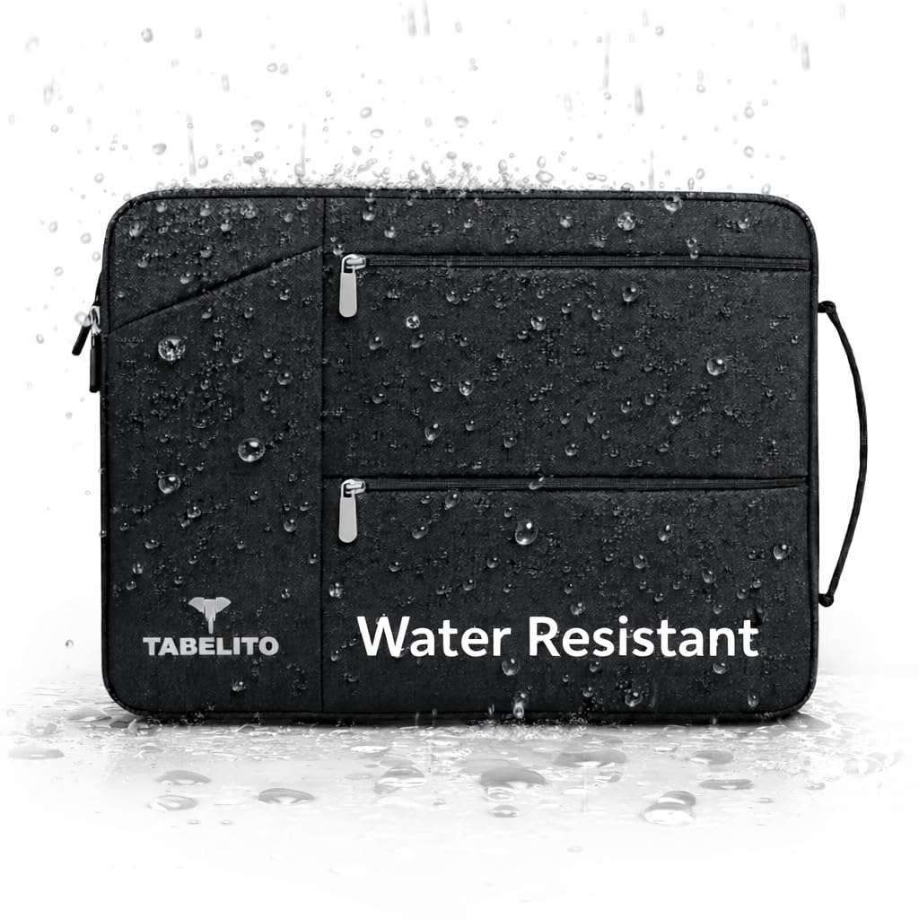 Tabelito® Hybrid Laptop Bag Sleeve Case Cover Pouch for 14 Inch Laptop Apple/Dell/Lenovo/Asus/Hp/Samsung/Mi/MacBook/Ultrabook/Thinkpad/Ideapad/Surfacepro (13.3 inch, Black) 5