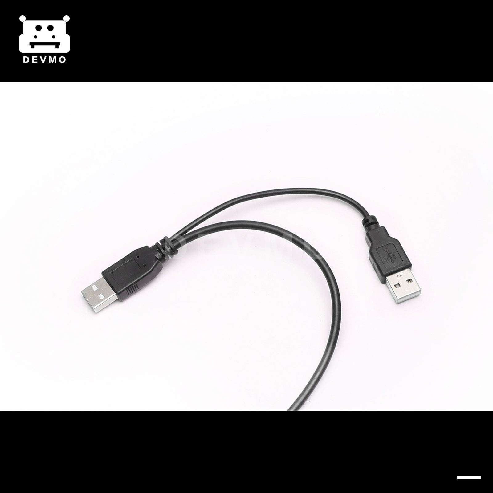 DEVMO Hard Disk Drive 7+15 Pin SATA to USB 2.0 External Converter Adapter Cable 2.5" inch SSD HDD Laptop 3