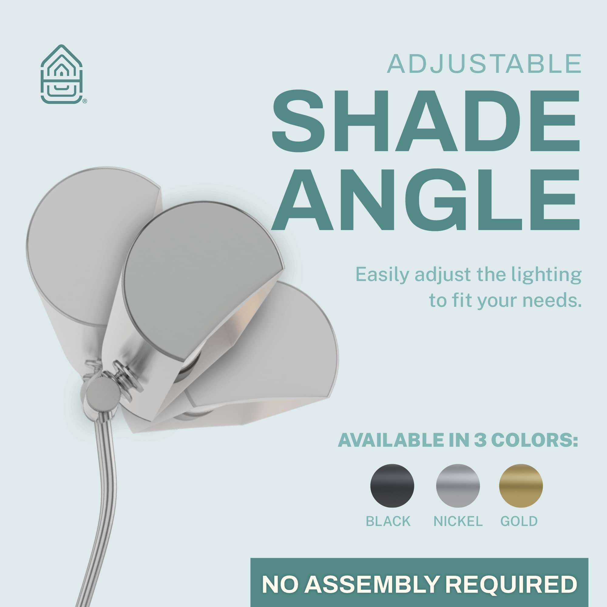 Home Intuition Classic Antique Retro Adjustable Leaning Piano Lamp Desk Light Bundle with 5 Extra LED Bulbs (Satin Nickel) 6