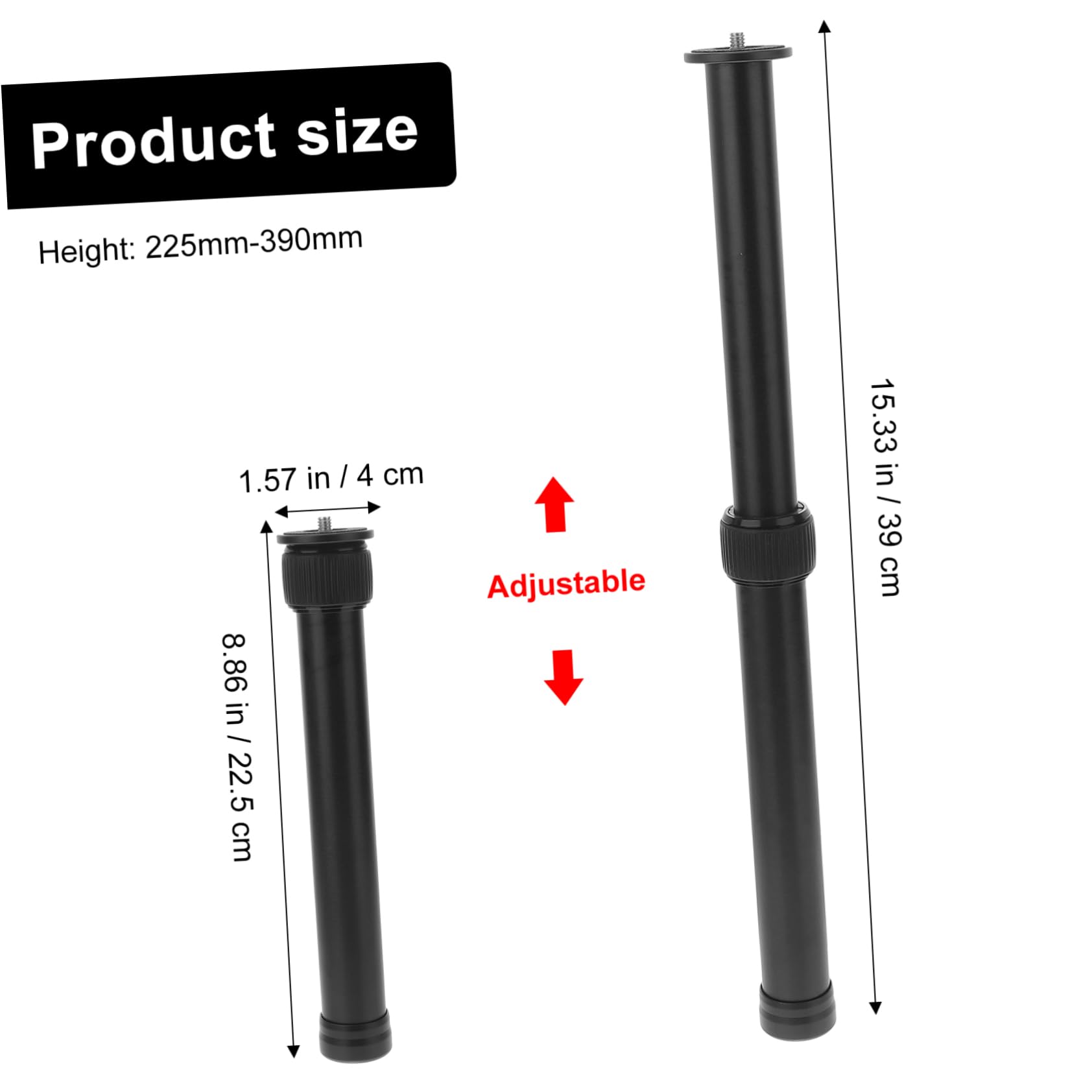 TINEASUR Professional Camera Pole Tripod Extension Arm for Stabilizer DSLR and Gimbal 4