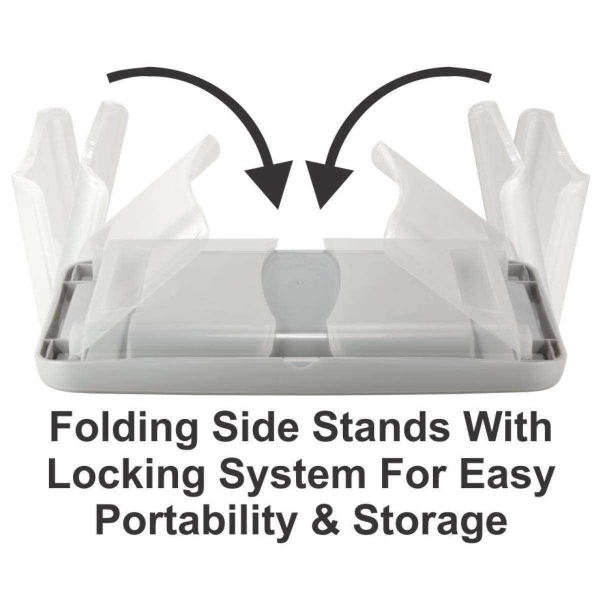 JOYO Plastic Mickey Mouse & Friends Printed Multi-Utility, Compact, Portable and Foldable Study Desk with Storage Compartment (Blue) 6