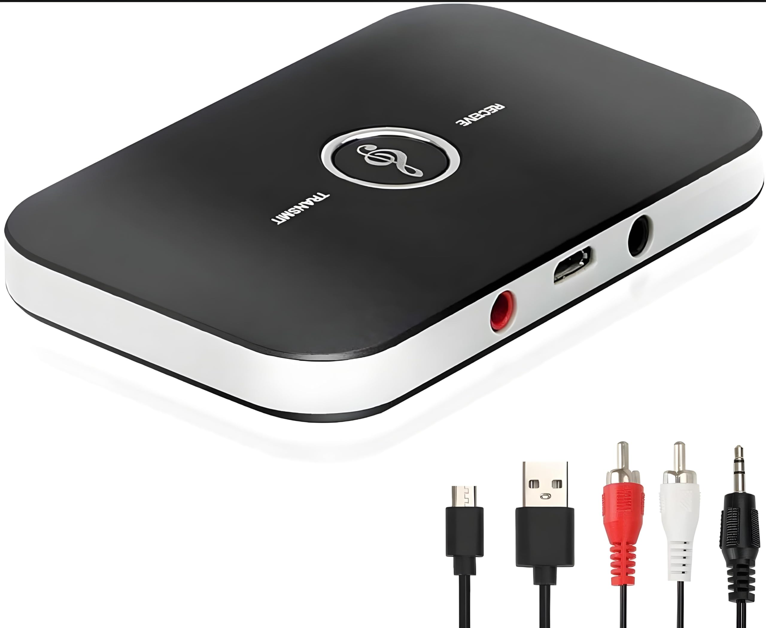 DKP Medicams Bluetooth 2 in 1 Audio Receiver/Transmitter Music Sound Adapter with 3.5 mm Output and BT-4.1 for TV/Home Stereo System Headphones Speakers -EPL-831WA.