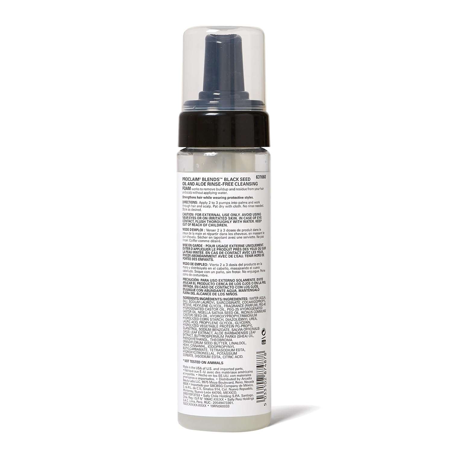 Proclaim Black Seed Oil & Aloe Rinse Free Cleansing Foam 2