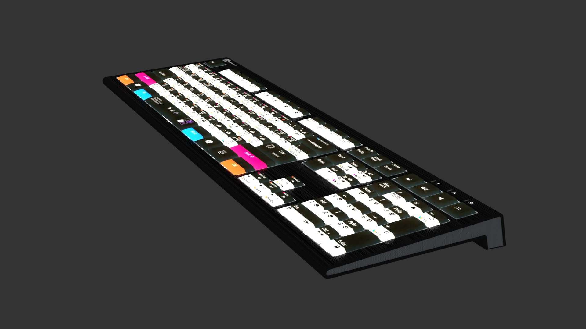 Logickeyboard Backlit 'Astra2' Filmmaker Keyboard • Combo-Designed for Both Adobe Premiere Pro & After Effects on Windows PC • p/n LKB-AEPP-A2PC-US 6