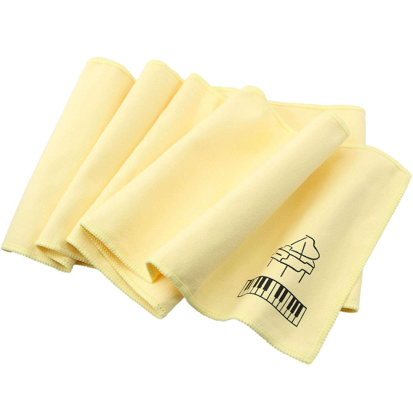 Ruiwaer Yellow Piano Key Cover Keyboard Dust Proof Flannel Cloth for 88 Keys Electronic Keyboard, Digital Piano, Yamaha, Casio, Roland, Consoles 3