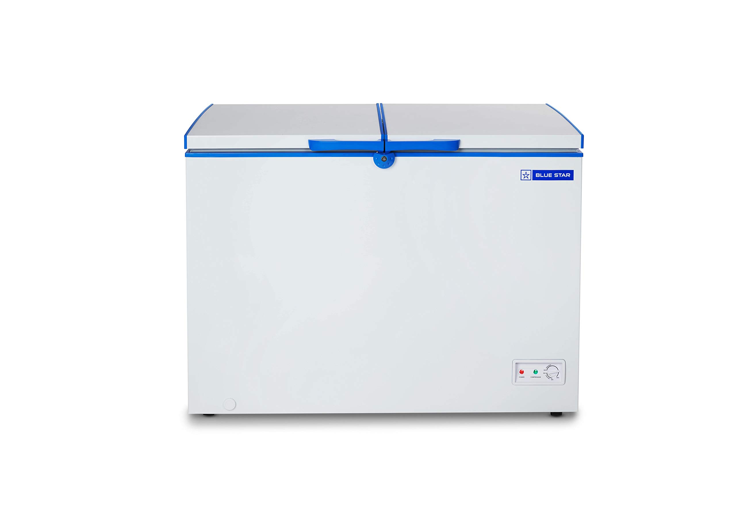 Blue Star CHFDD300DGSW Double Door Deep Freezer (284 L, White)
