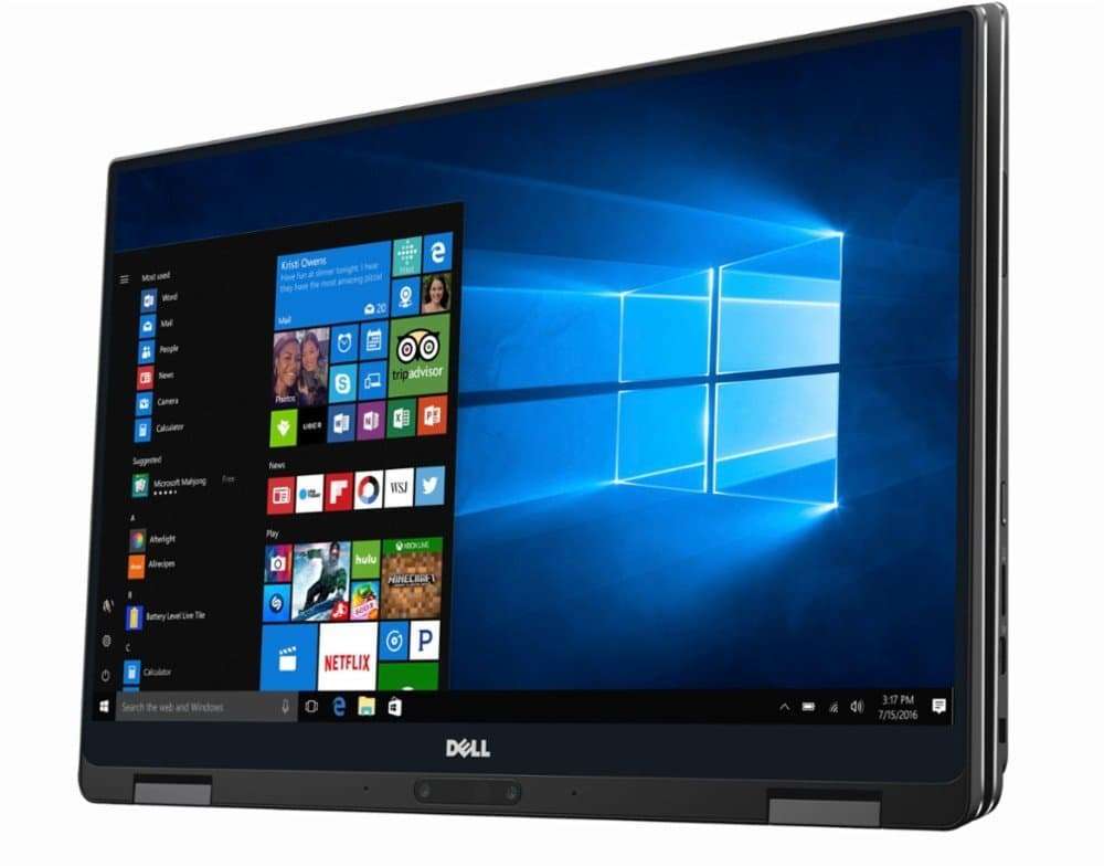 Dell XPS 13 9365 13-inch 2-in-1 QHD+ (3200 x 1800) InfinityEdge Touch display 7th Gen Intel Core i7-7Y75 16GB Ram Black (Renewed) 6