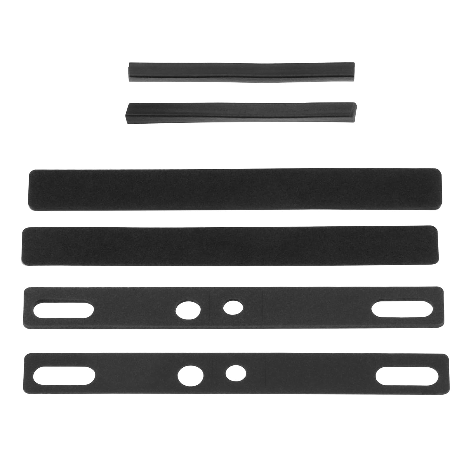 Create idea 6PCS Keyboard SpaceBar Compatible with 6.25U Mechanical Keyboard Space Space Bar Foam 12x108mm Dust-Proof Strip 5x60mm Keyboard Switch Silencer Cotton Black 1