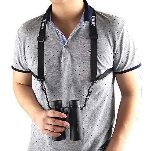 Eyeskey Binoculars Harness Light-Weight Breathable Comfortable Binocular Strap Harness -Easy to Attach and Detach Binoculars, Cameras and Rangefinders, 4oz 5