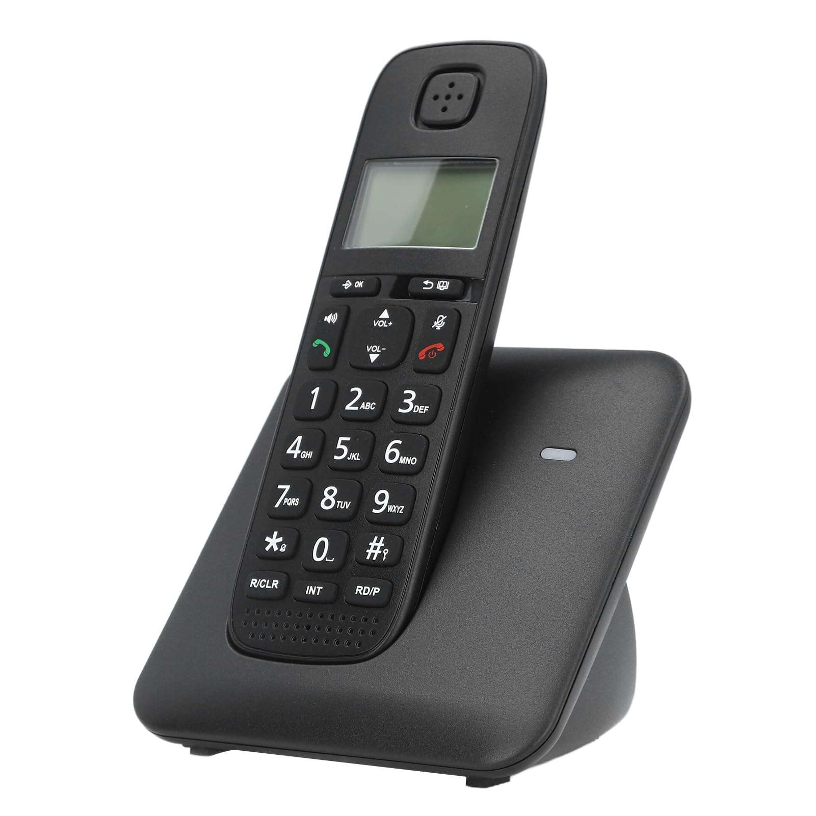 Cordless Phone, LCD Screen, 30 Incoming Numbers, 10 Outgoing Numbers, 10 Hour Talk Time, 800mAh Battery, Cordless Telephone with Call Forwarding and Three Way Calling (US Plug 5