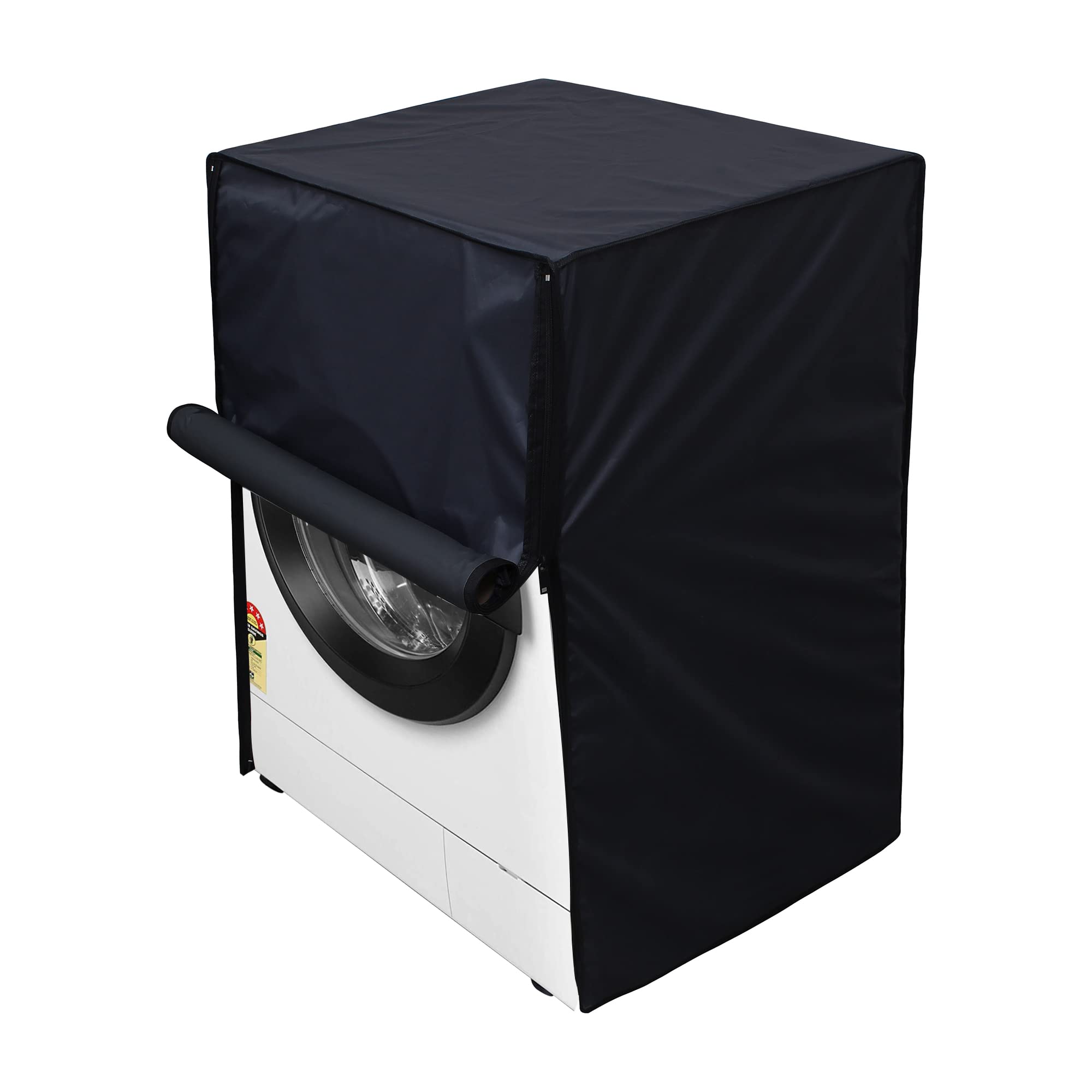 Wings Star Washing Machine Cover for Bosch 8 Kg Fully-Automatic Front Load WAJ24267IN - Waterproof & Dustproof Cover Grey 1