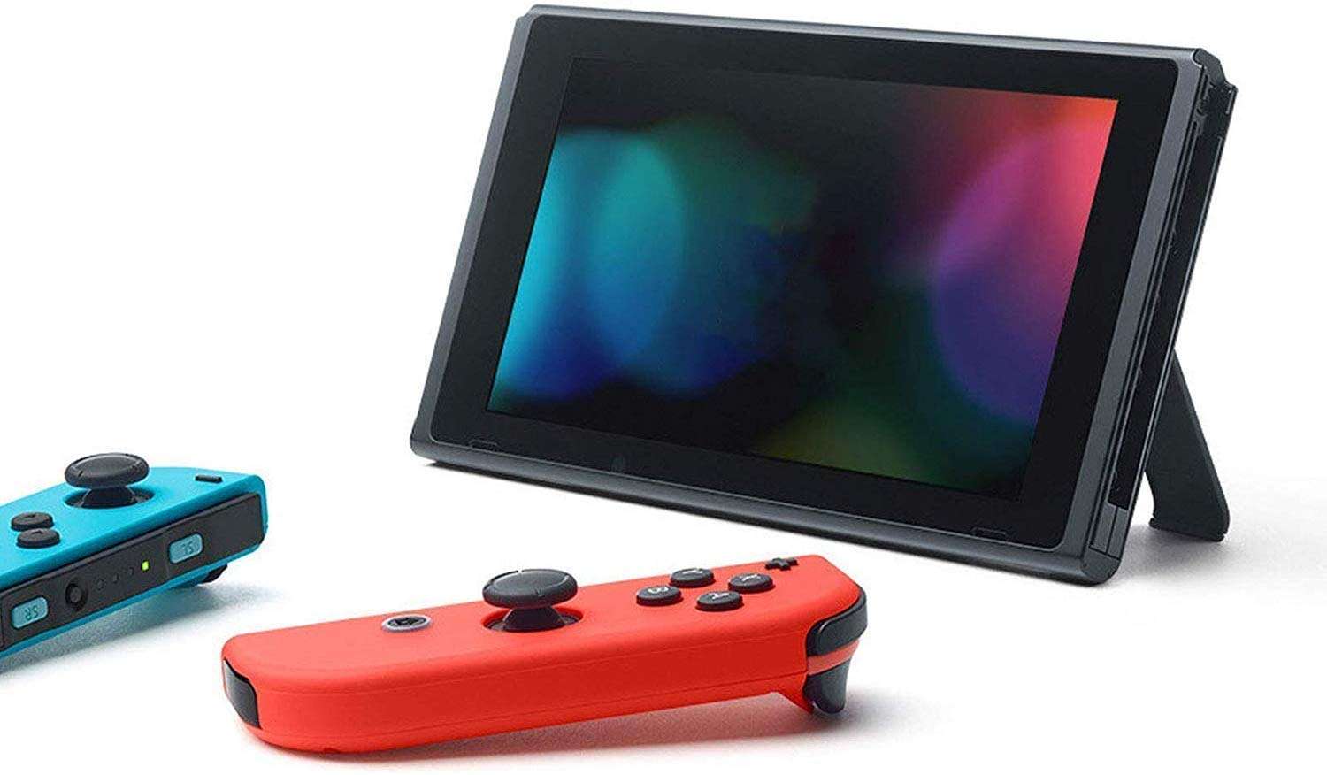 Wanty Replacement Back Shell for Nintendo Switch, Foldable Portable Electronic Device Stand, Black 5