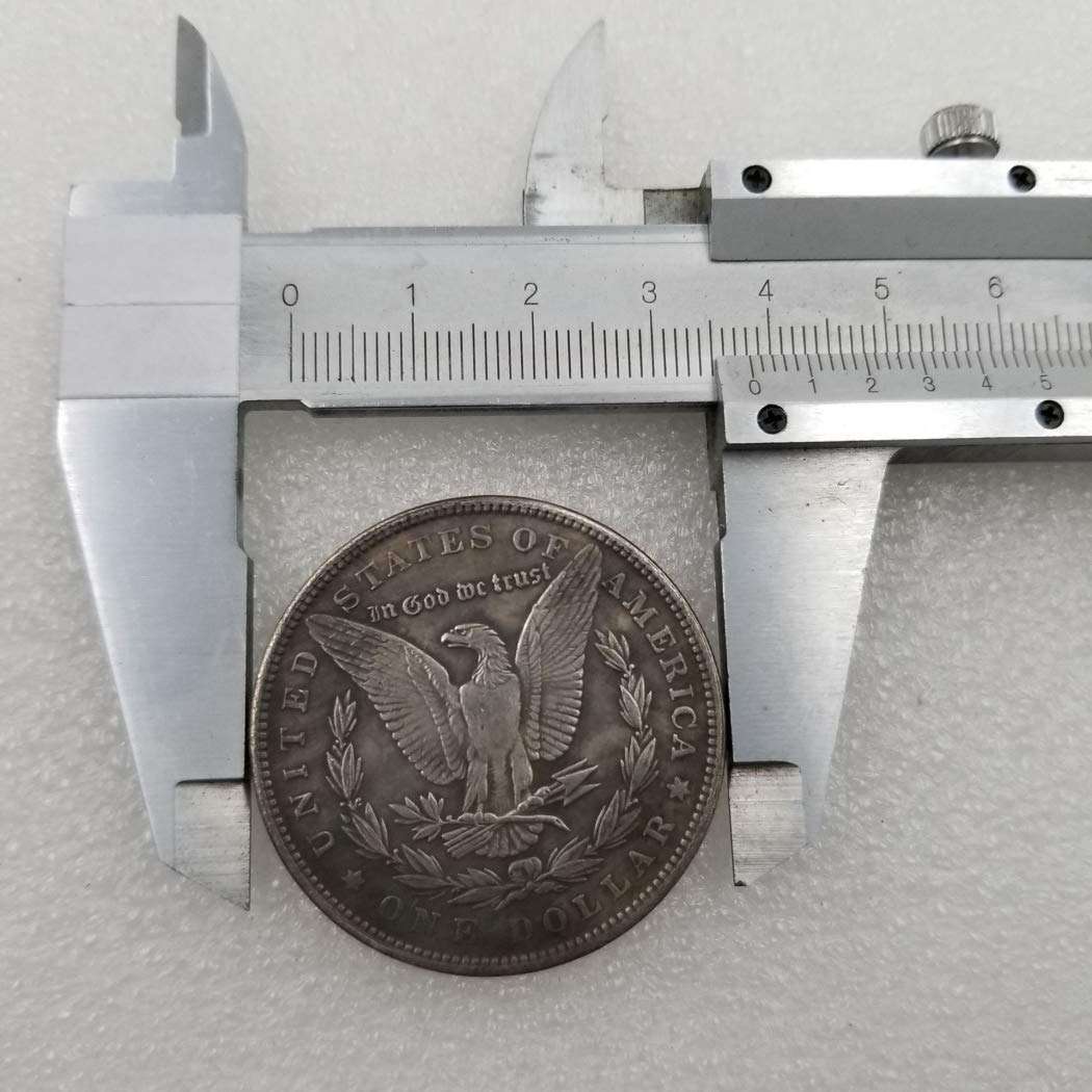 MOMOKY Copy 1900-Morgan Dollar Plating Silver Coin-Replica U.S Old Original Pre Morgan Commemorative Coins Maybe Coin Best Coin Collecting Discovery Collection 4