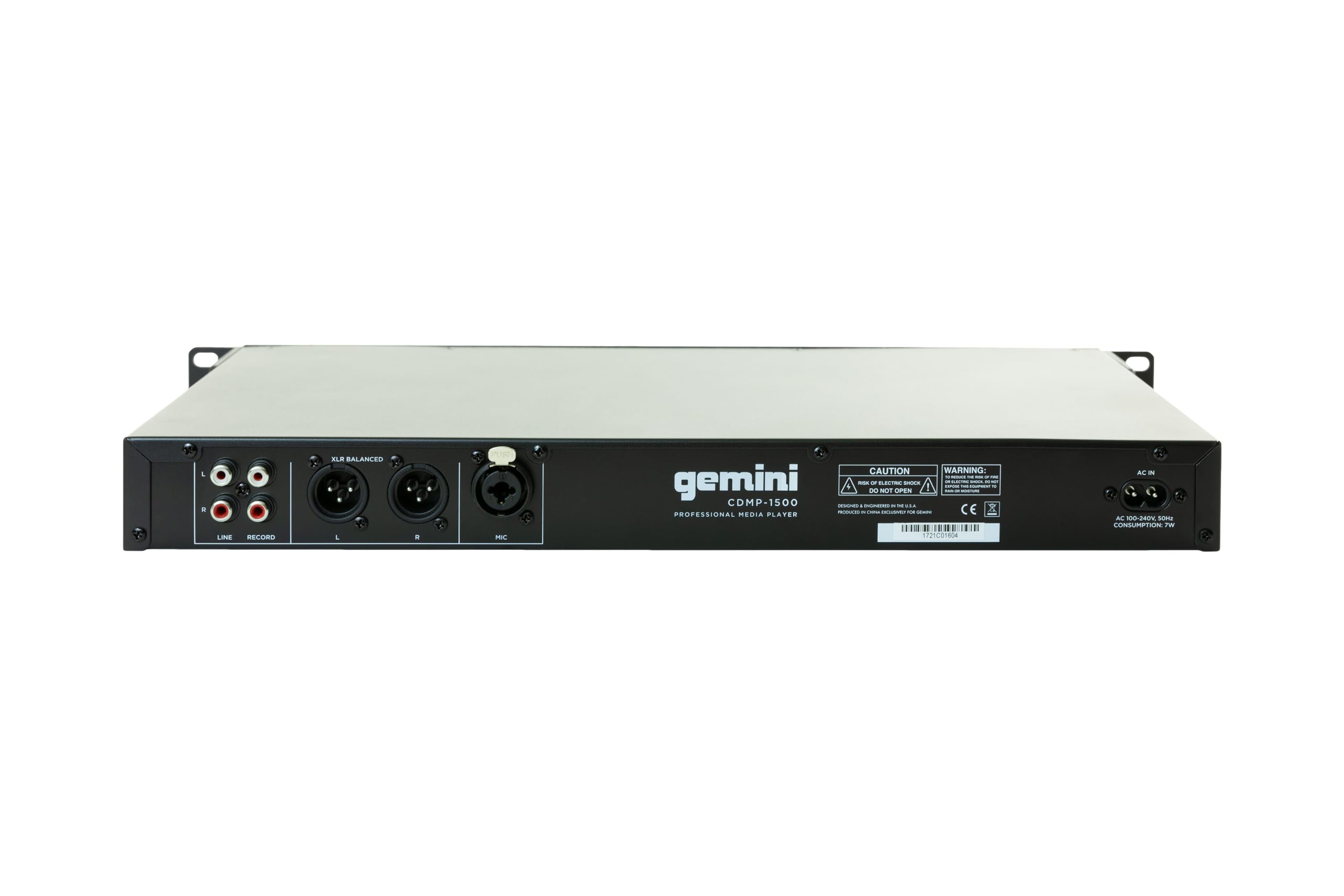 GEMINI 19" 1U PRO RACKMOUNT CD MP3 USB 4