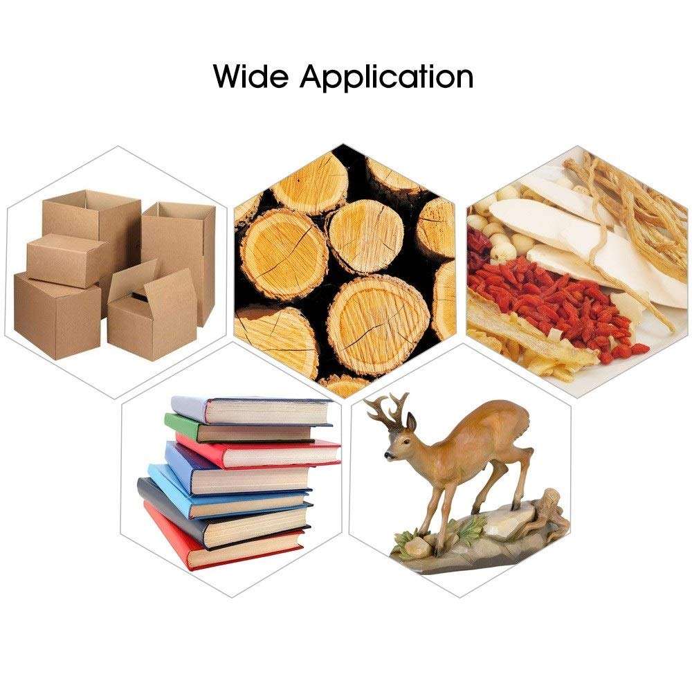 WZCUICAN Moisture Meters Handheld Two Pins Digital Wood Moisture Meter Wood Humidity Tester Timber Damp Detector with LCD Display Range 2%~70% 4