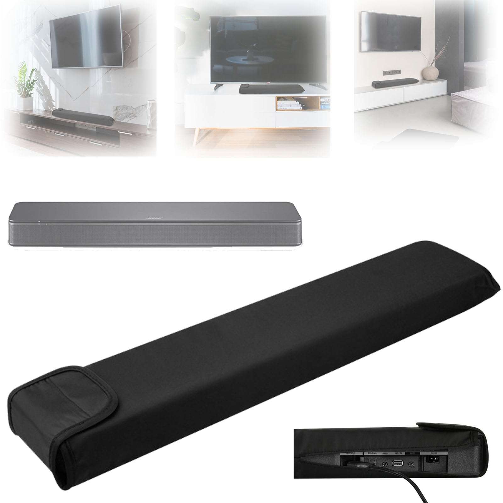 BUCCQTR Dust Cover Protective Case Cover Storage Sleeve Compatible with Bose TV Speaker Soundbar 1