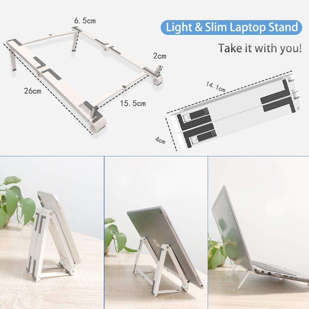 BoxWave Stand and Mount Compatible with Honor 20 (Stand and Mount by BoxWave) - Pocket Aluminum Stand 3-in-1, Portable, Multi Angle Viewing Stand for Honor 20 - Metallic Silver 5