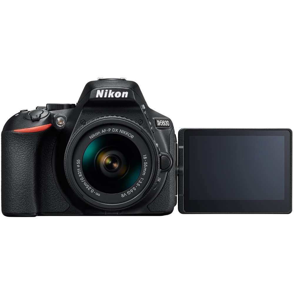Nikon D5600 24.2MP DX-Format Digital SLR Camera with AF-P 18-55mm f/3.5-5.6G VR Lens Kit Bundle with 32GB Memory Card, Bag, Flash, Filter Kit and Accessories (11 Items) 5