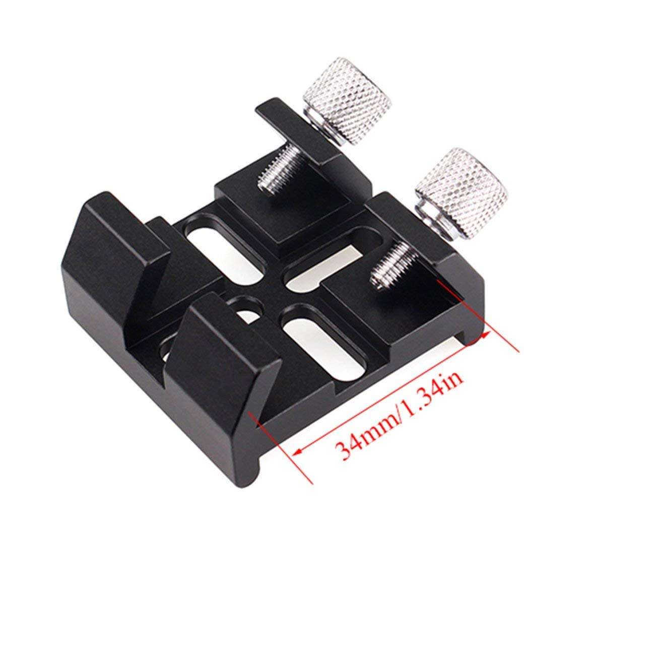 Drohneks Finderscope Dovetail Slot Multi Function for Astronomy Optics Monocular Binoculars Telescope Finder Scope(Black) 3