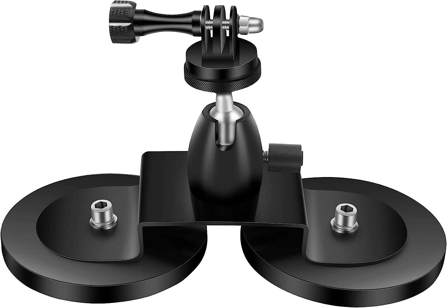 ADOFYS Magnetic Action Camera Mount, Super Magnetic Heavy-Duty Alloy Suction Cup Mount with Adapter 1/4-20 for GoPro Compatible with Hero 11/10/9/8/Max and Other Action Camera 1