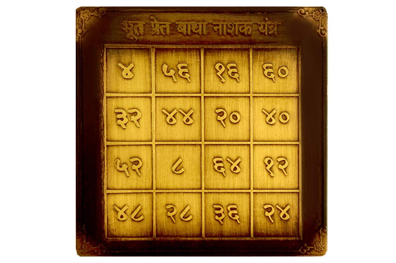 Rudra centre Bhoot Pret Badha Nashak Yantra - 3 inches
