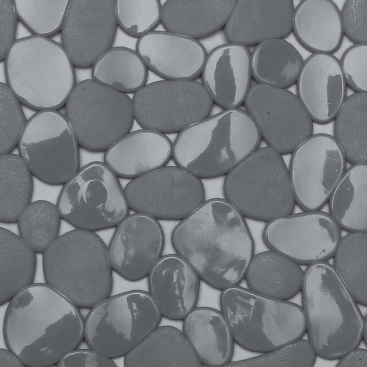 Home Centre Titania Pebble Bath Shower Mat, Grey, Standard 5