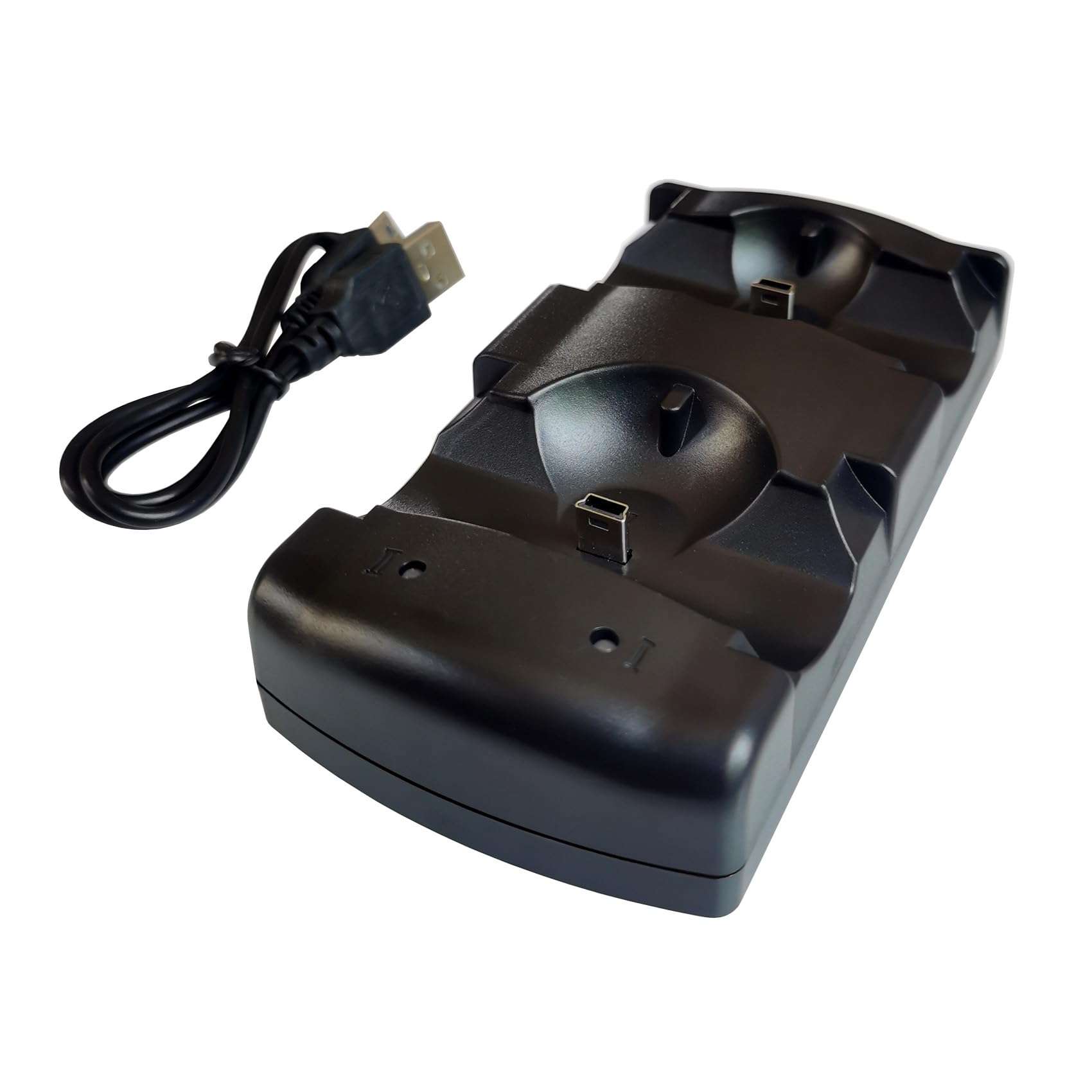 DHSKZRMJ 2 in 1 PS3 Controller Charger Station with LED Light Indicator, Charging Cable and Dock for Dual and Move Controllers 4