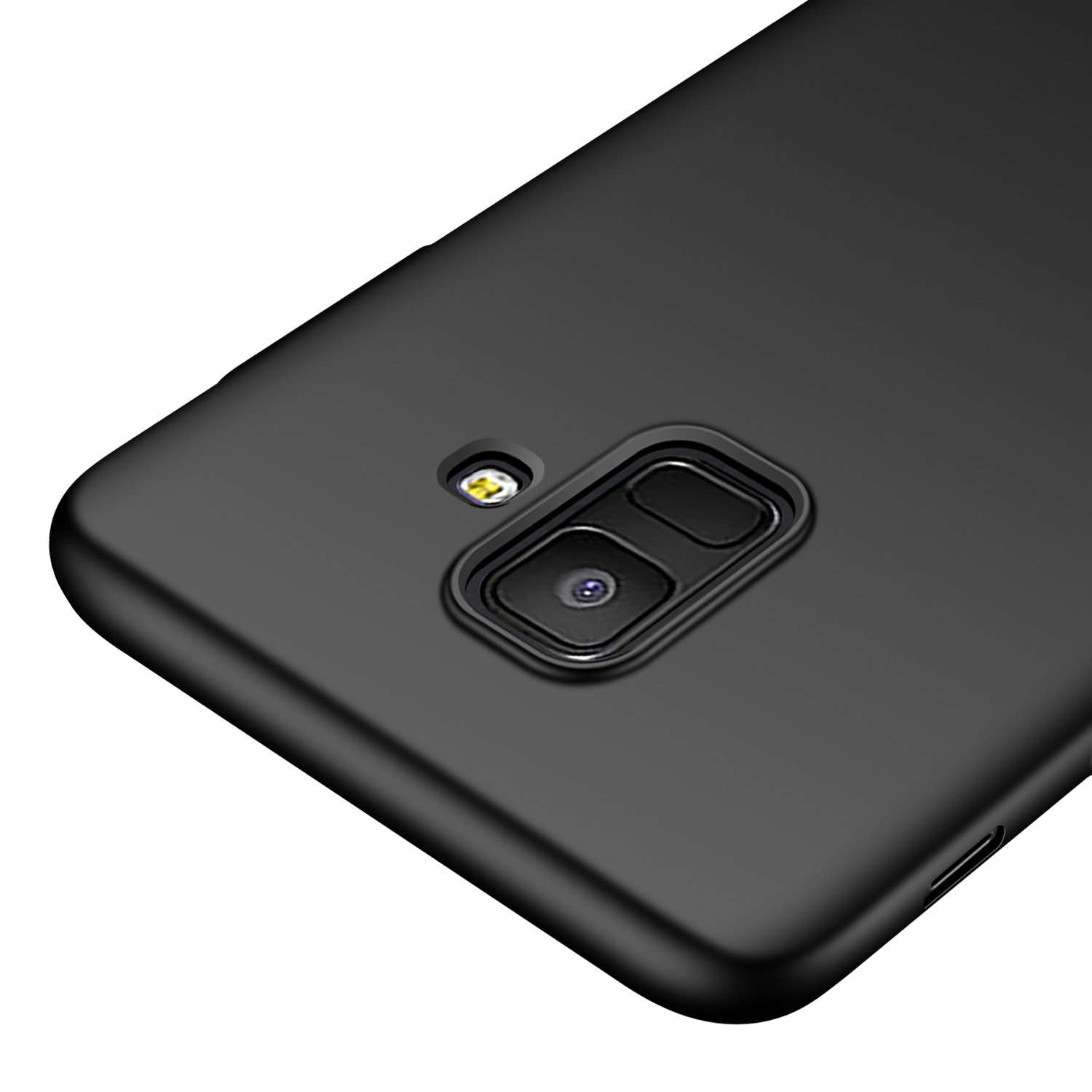 Kqimi Case for Samsung Galaxy A6, Slim Matte Premium Material Full Protection Cover for Samsung Galaxy A6 2018 (Black) 1