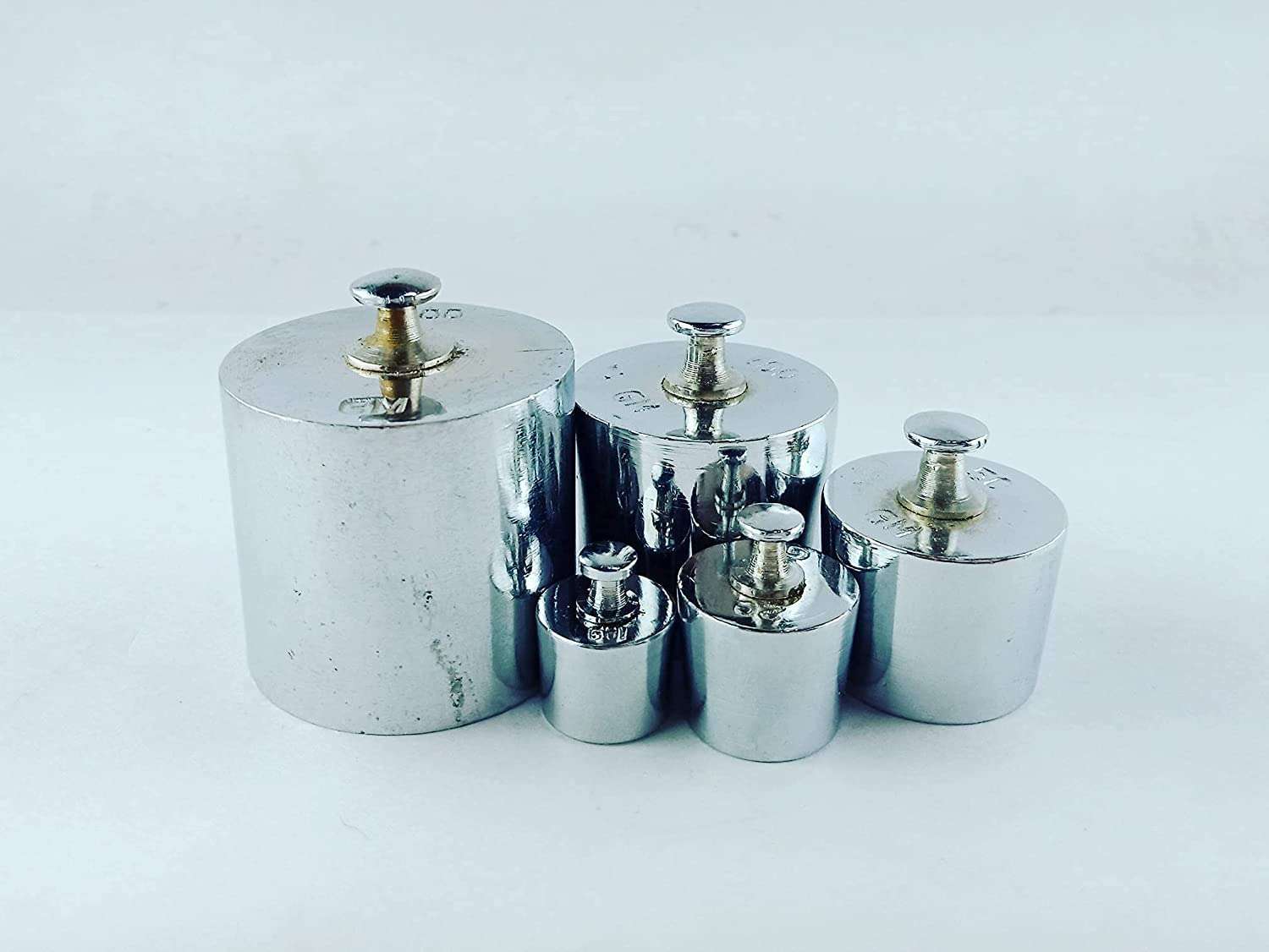 BELLO Analytical Weight Box - 1mg to 100gm - Brass Chrome Finish Weights - Highly Accurate 3