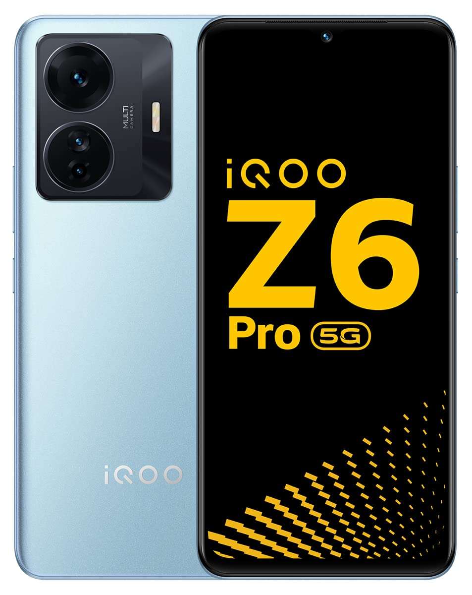 iQOO Z6 Pro 5G by vivo (Legion Sky, 6GB RAM, 128GB Storage) | Snapdragon 778G 5G | 66W FlashCharge | 1300 nits Peak Brightness | HDR10+ 1
