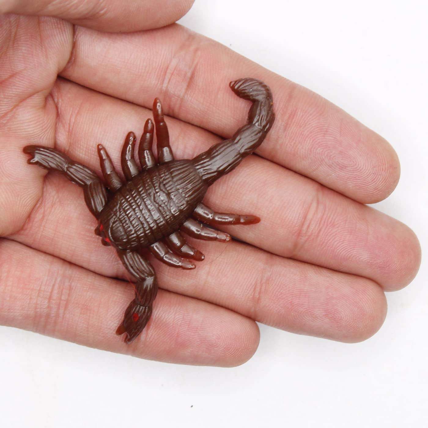 BOXO Set of 2 Pcs Rubber Scorpion Toy Prank Toy Tricky Toy for Kids and Adults 4