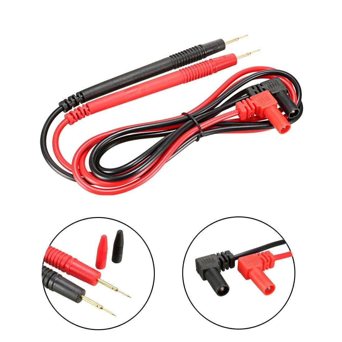 uxcell Multimeter Test Leads, Digital Multimeter Probe Tester Lead Wire Pen Cable with Alligator Clips,1000V 10A/20A, 24-in-1 Set 6