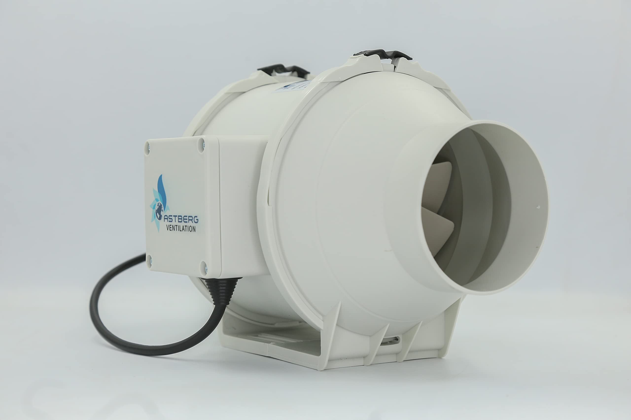 Astberg AF-100P (100mm/4") (198CMH/117CFM) Silent mix flow / Inline fan / Duct fan / Flameproof fan / Inline duct fan / Exhaust fan / Silent fan 1