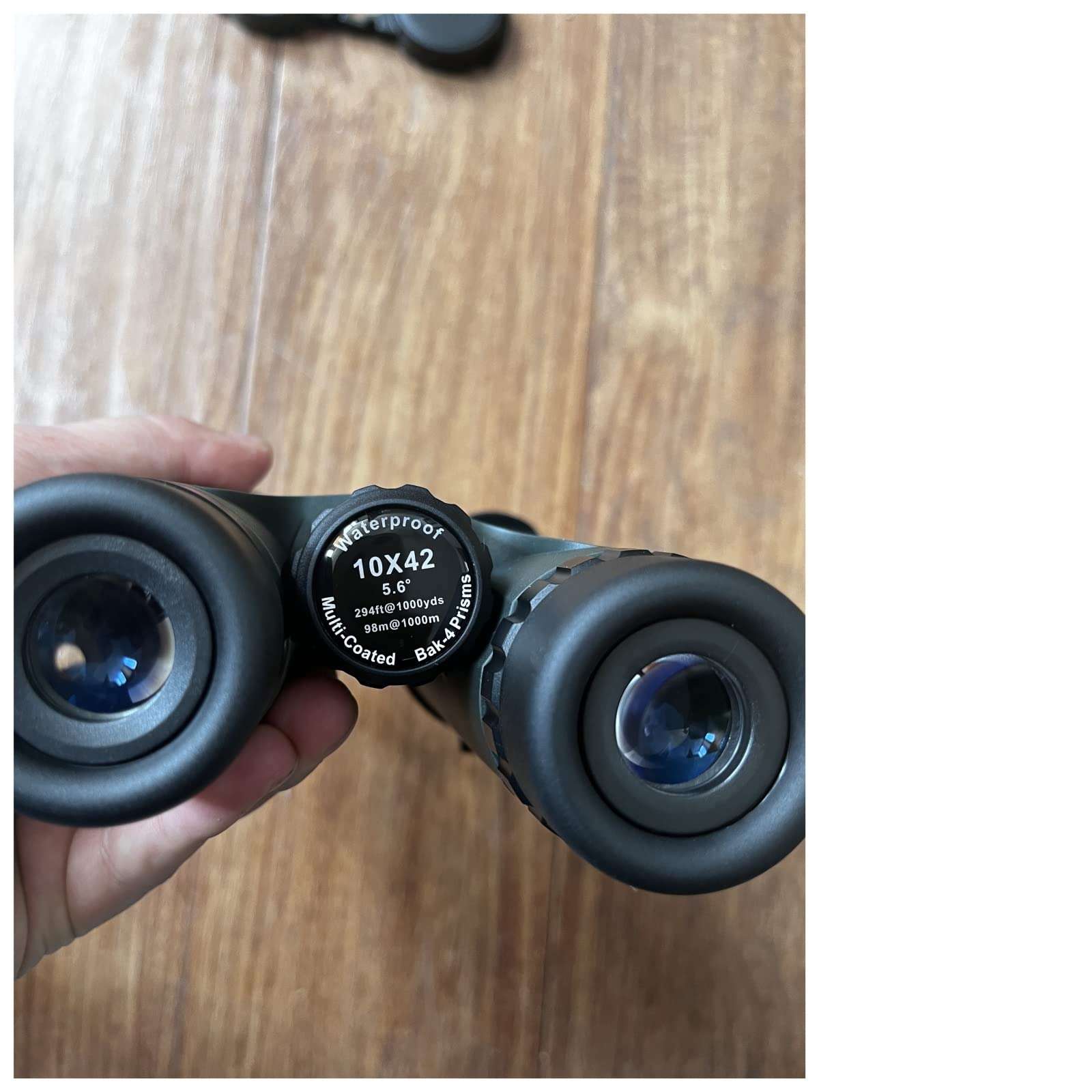 NIRAA 8x42 10x42 Binoculars Fogproof for Adults Multi-Coated Optics and BaK-4 Prisms Telescope (Color : 10X42 Green) 6