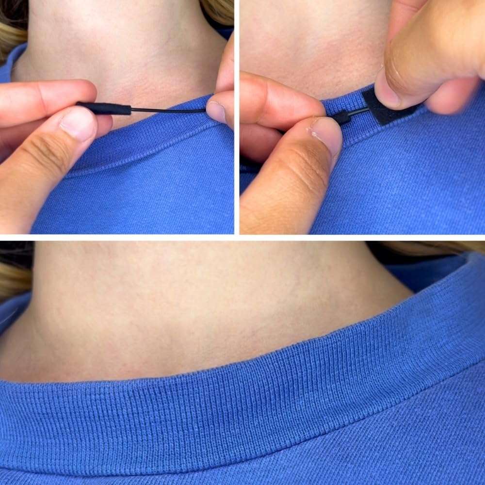 URSA Soft Sleeves - Reusable, Low Profile Sleeves for Hiding LAV Mics (6mm) (Black) 4