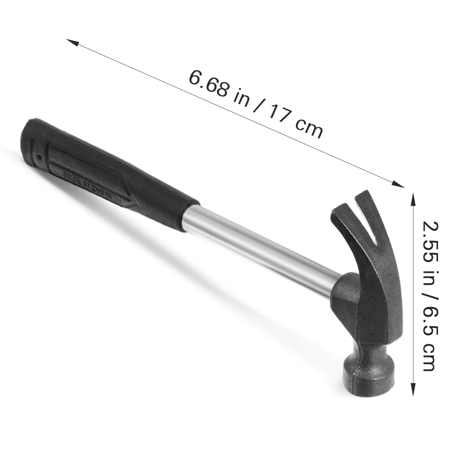 DECHOUS 5pcs Mini Claw Hammer Set, Mini Hammer with Non-slip Rubber Handle And Steel Head for Home Diy Crafts 4