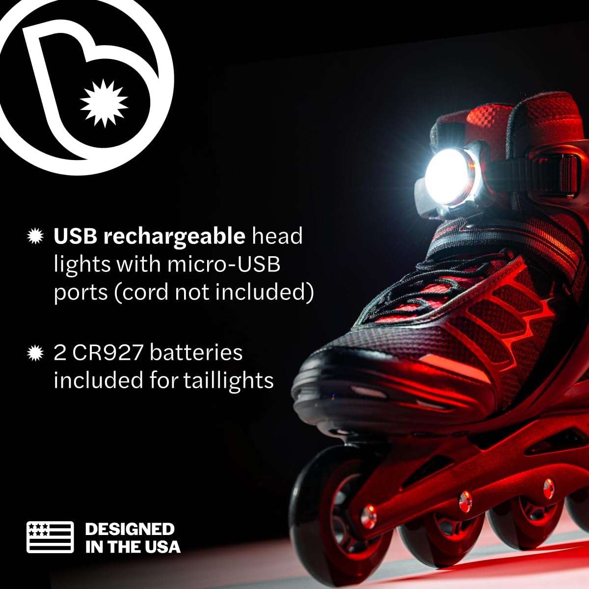 Brightz SkateBrightz Roller Skate Lights Roller Blade Light Up Roller Skate Wheels Roller Skates Light Up Wheels Roller Skate Accessories Gifts for Skaters Gifts for Girls Skates Boys Skates 6