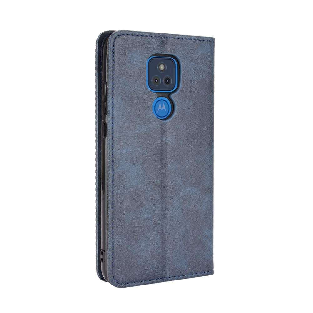 Case for Motorola Moto G Play 2021 Case Cover,Case for Motorola Moto G Play 2021 XT2093DL XT2093-1 XT2093-2 XT2093-3 XT2093-4 XT2093-7 Case PU Leather flip Cover Blue 3