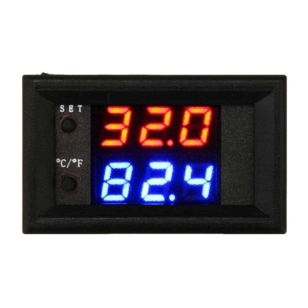 ZJYSM W2809 W1209WK DC12V Digital LED Thermostat Temperature Controller Module Impudent Temp Sensor Board with Raincoat NTC Sensor 2