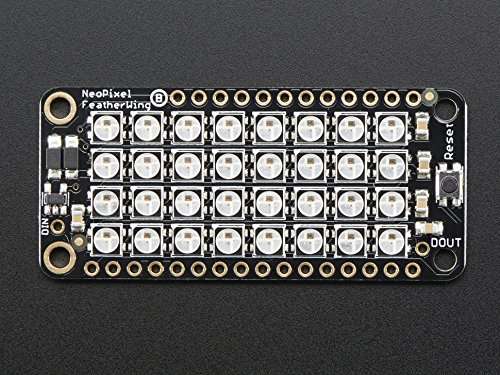 LED Lighting Development Tools NeoPixel FeatherWing - 4x8 RGB LED Add-on For All Feather Boards 5