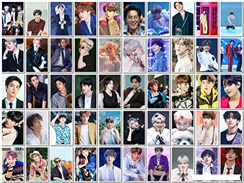 KARTMEN A4 Photocard Paper HD Quality BTS Band Members Photos (8.2 x 11.7 Inches, Multicolour) - Pack of 50