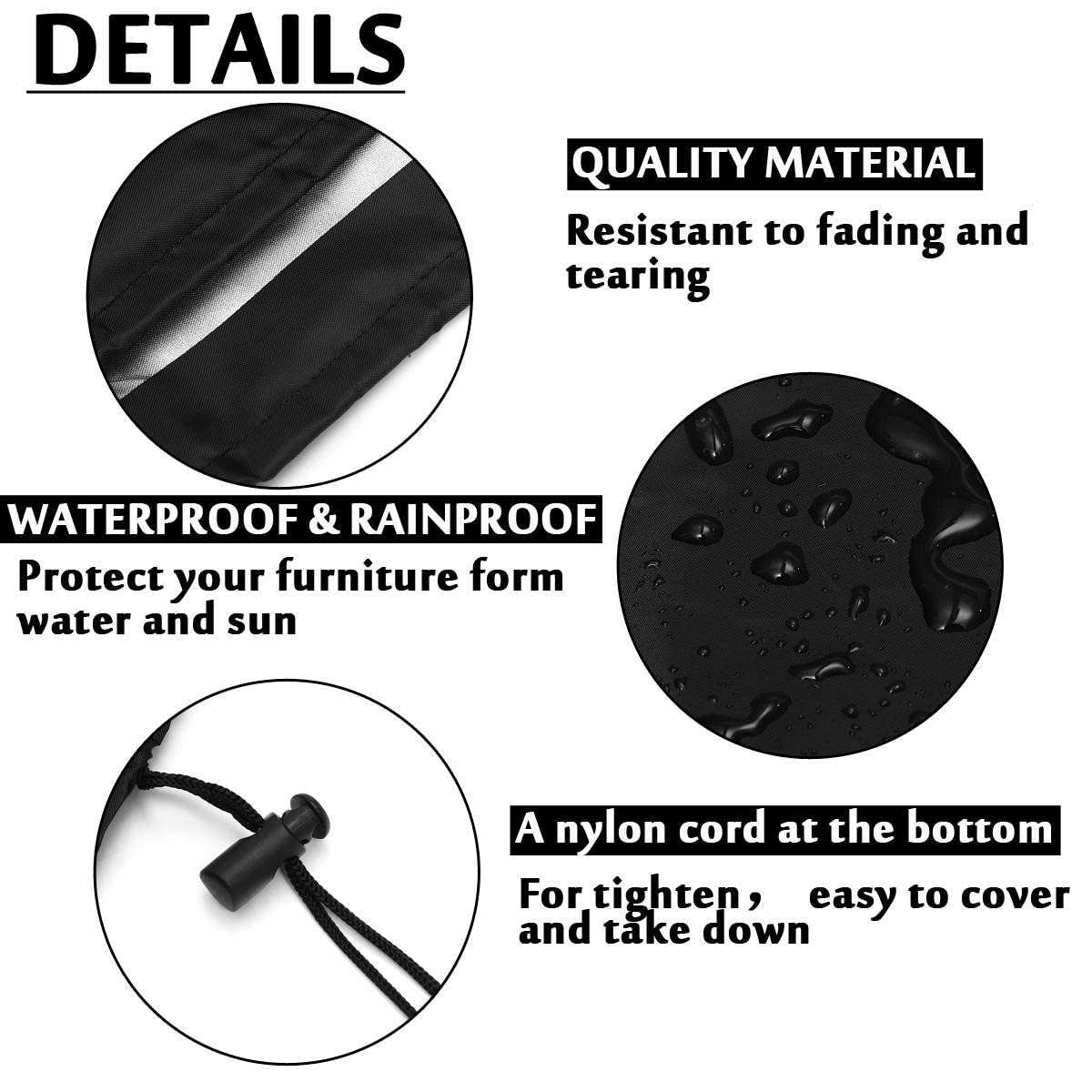 LKXHarleya Printer Dust Cover for HP OfficeJet Pro 8600, Waterproof, Heavy Duty, Black, Polyester-Cotton Blend, 20 x 16 x 12 Inch 5