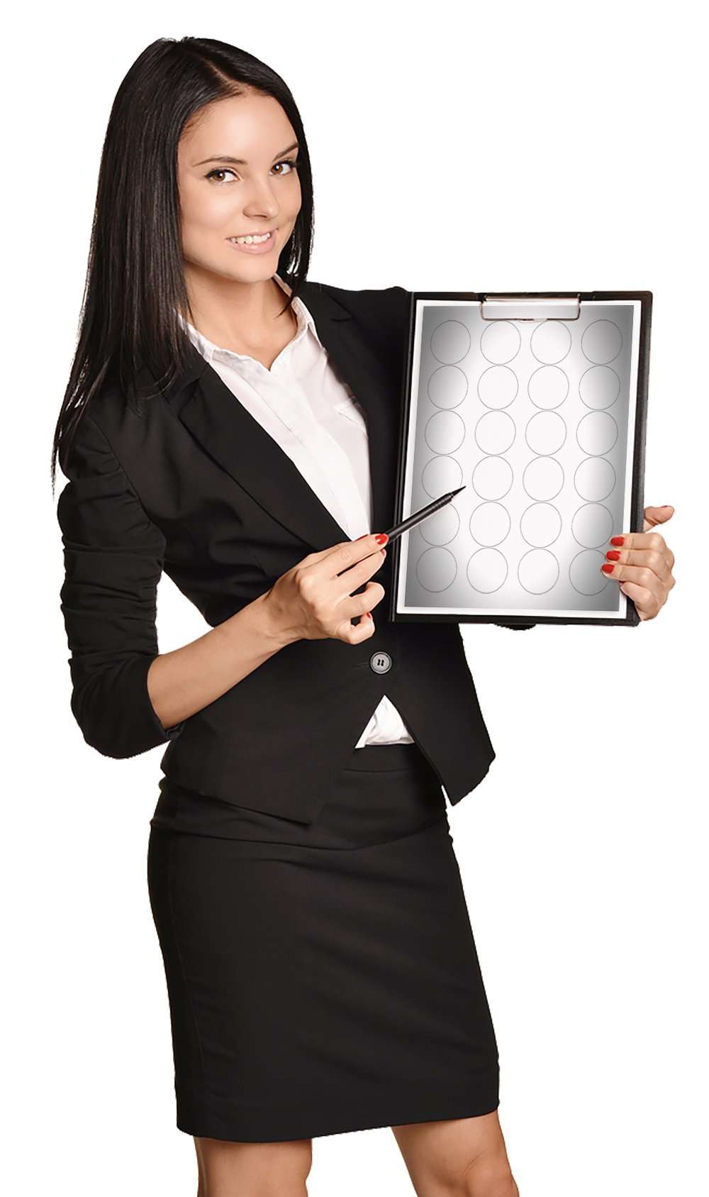 200 Laser Label Sheets, 1.625in. Circle Matte Clear Polyjet Supplied 24 Labels Per Sheet. 3