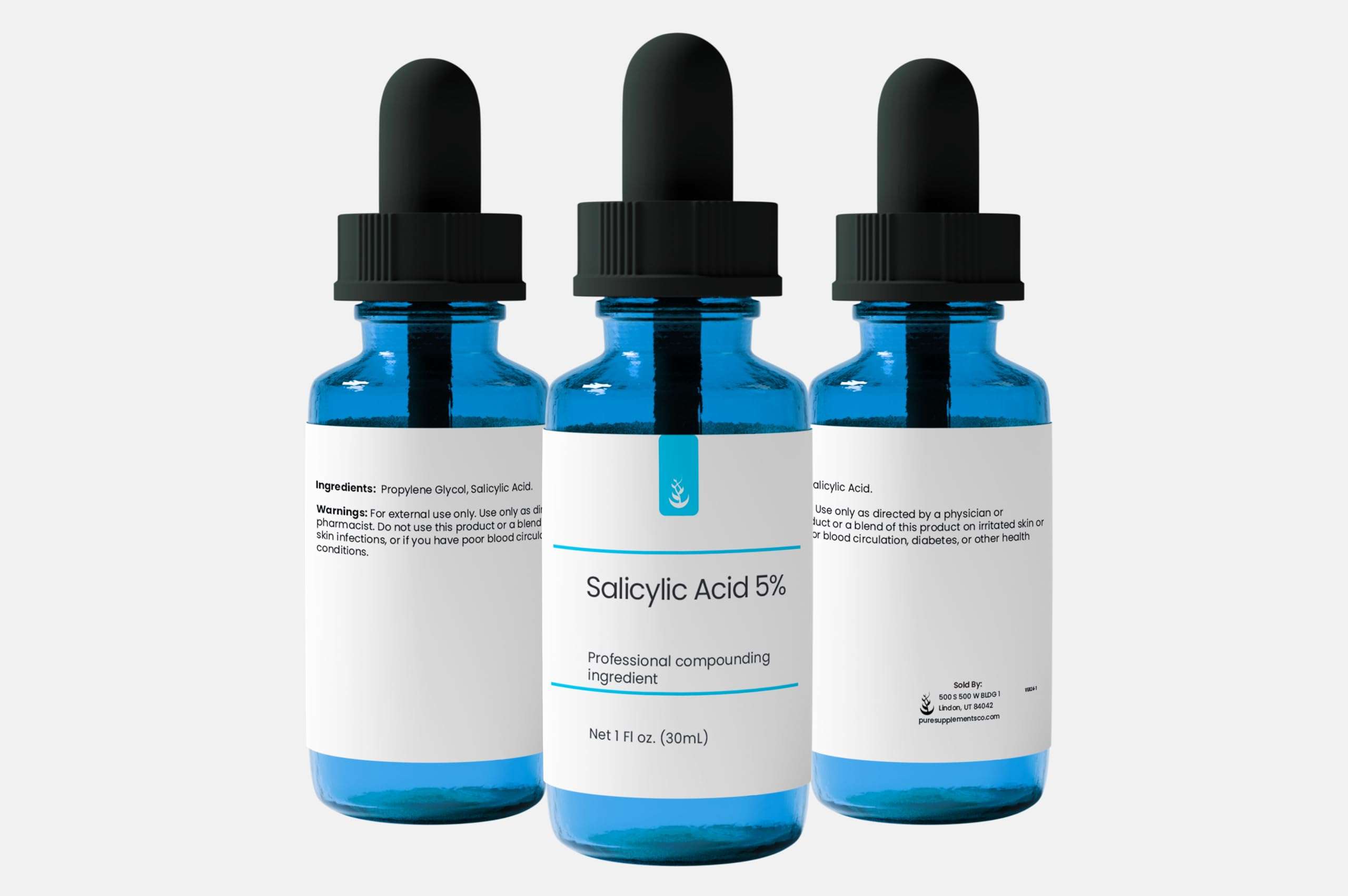 Pure Original Ingredients Salicylic Acid 5% Solution (30 mL), Pure & Simple Serum 4
