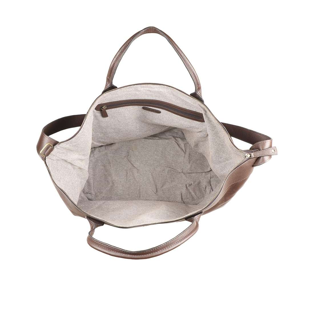 Hidesign Leather 63 cms Brown Travel Duffle (Parma) 6