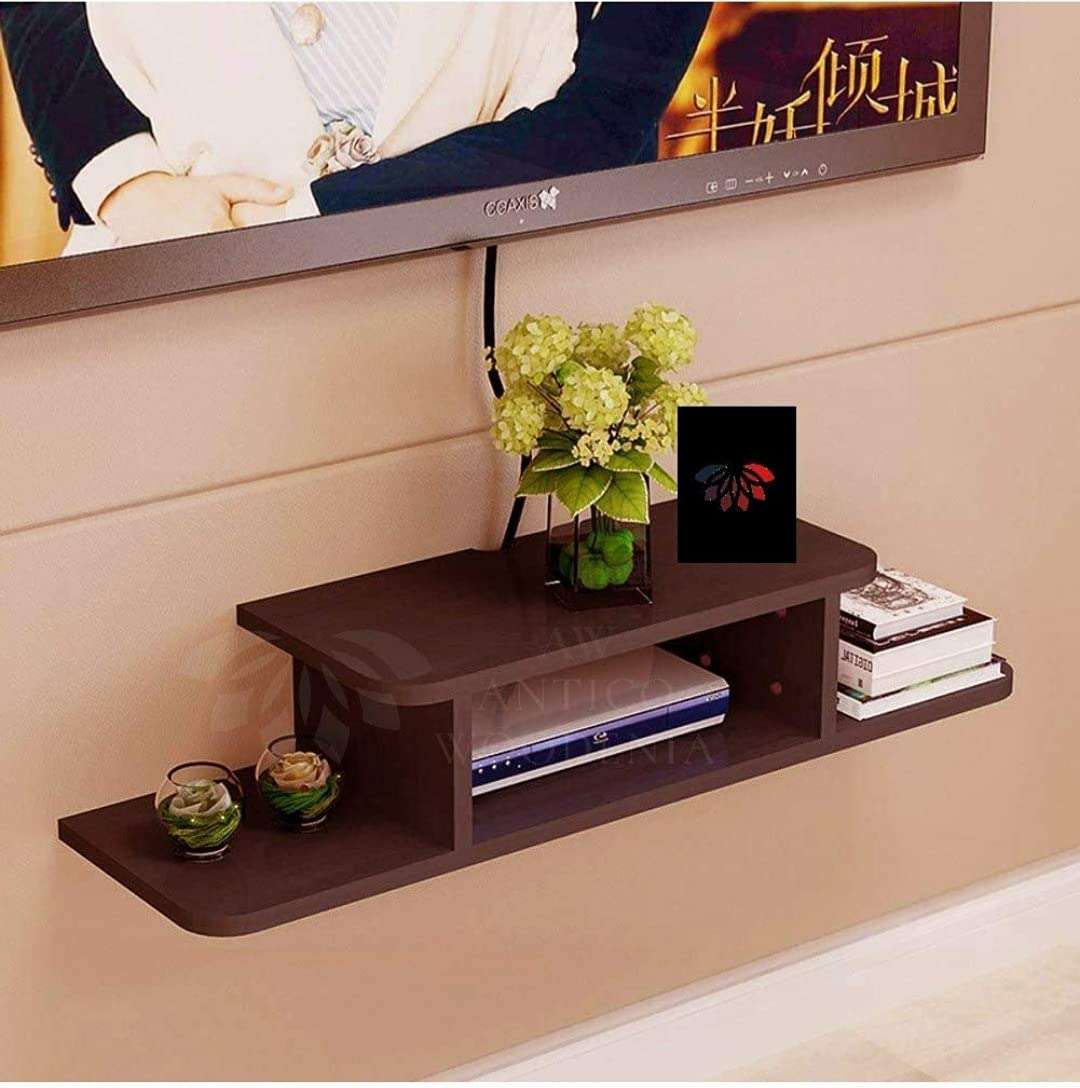 FireBees Sterling Set top Box Stand| Wall Shelf| Wall Mount| Wall Bracket| Wall Rack| Wall Mounted Stand| Wall Holder| TV Unit Wooden| TV Unit Shelf| TV Unit Rack 1
